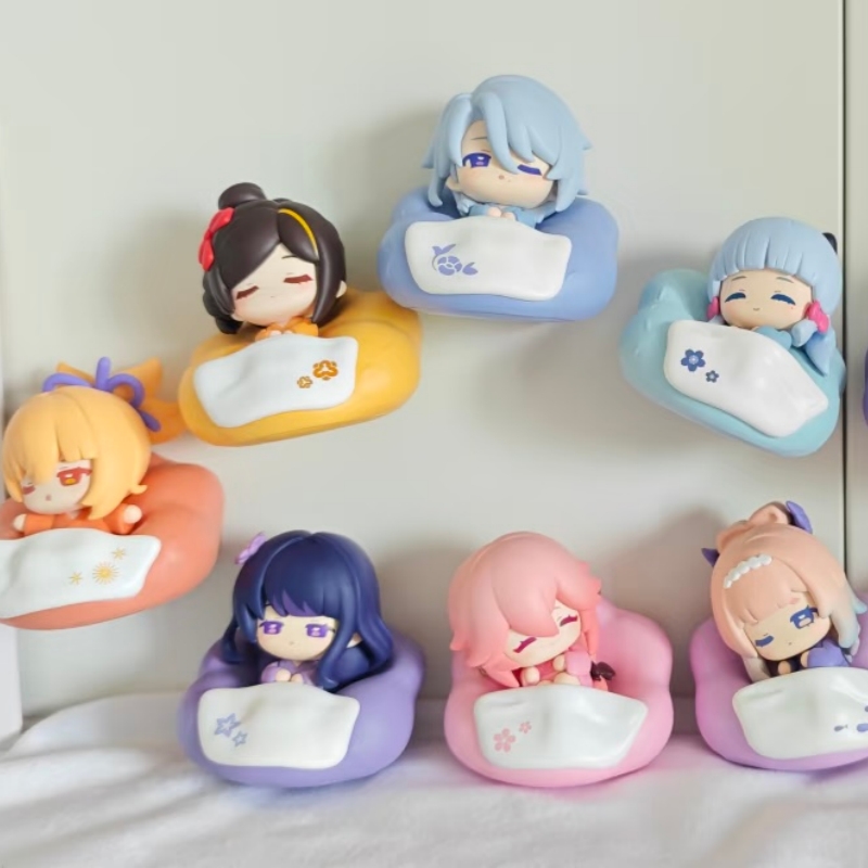 Home Security Items - 2026 Genshin Impact Chibi koelkastmagneet, verrassingsdoos,