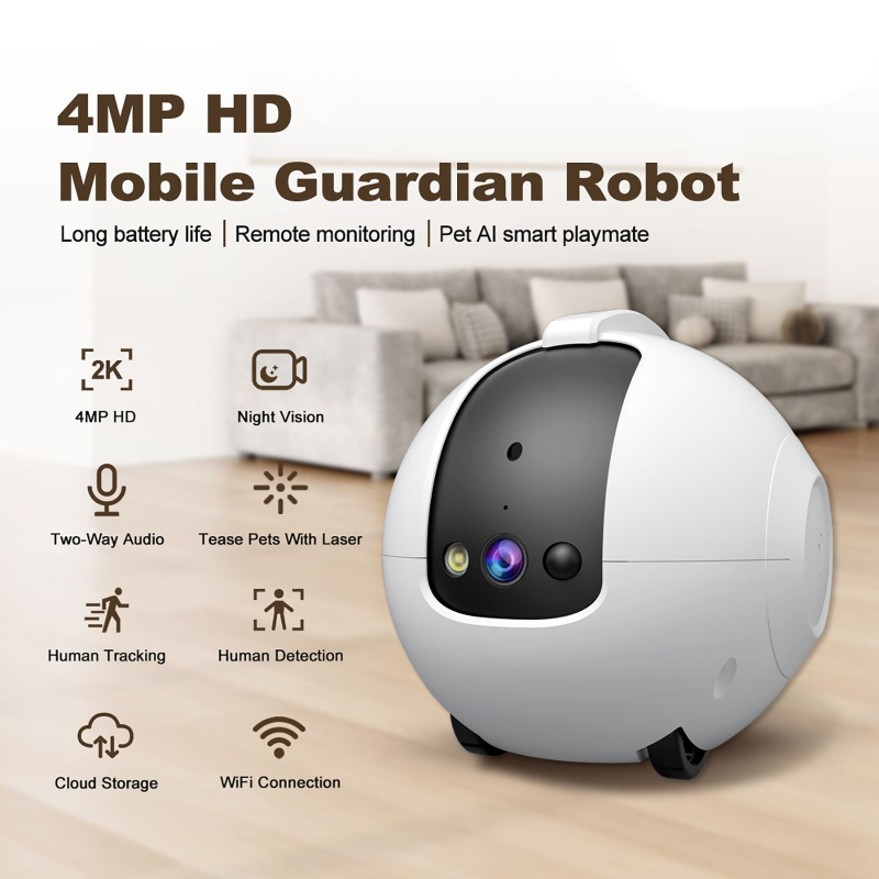 Bewakingscamera voor huisdiere - Home Security Robot recensie en prijs