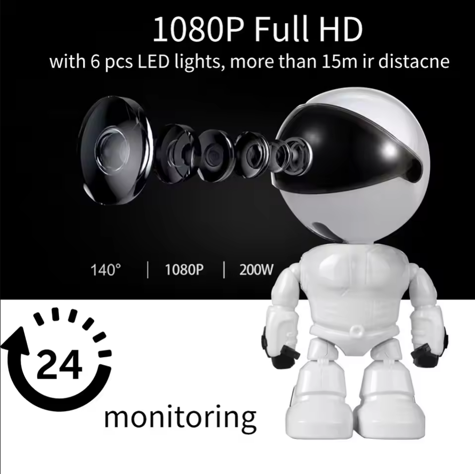 Smart Robot WiFi IP-camera 108 - Home Security Robot recensie en prijs