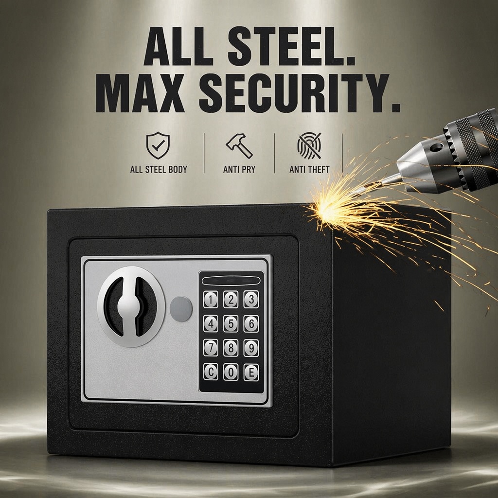 Volledig stalen elektronische  - Home Security Items recensie en prijs