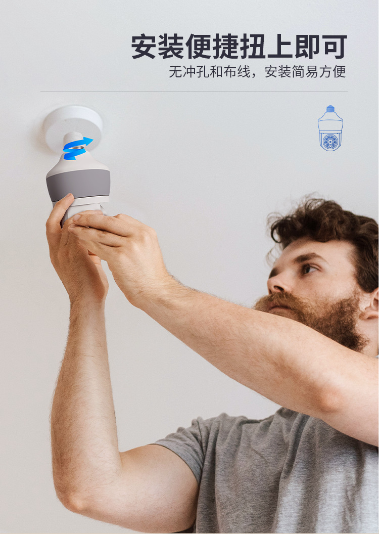Yoosee APP 3MP 1296P Nachtlamp - Home Security Flood Lights recensie en prijs