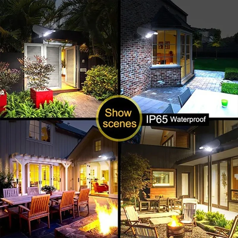 1-2Pack 77LED Solar Bewegingss - Home Security Flood Lights recensie en prijs